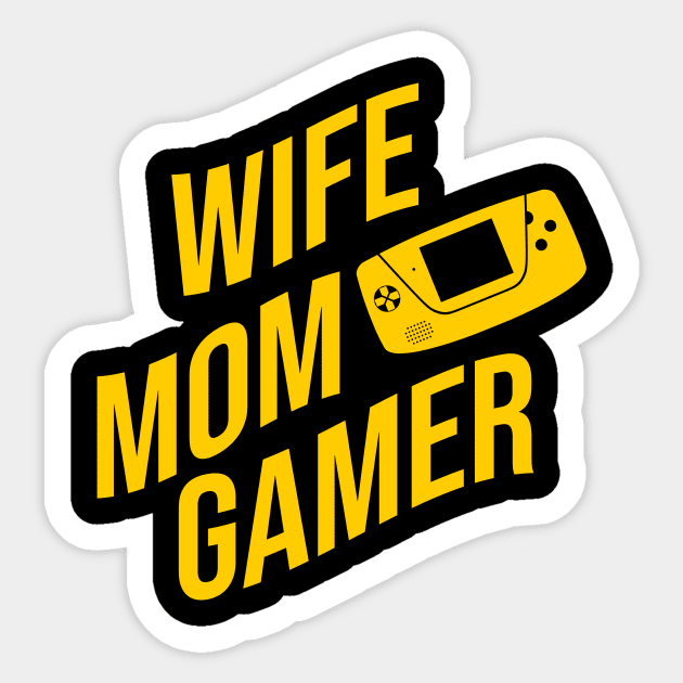 Wife mom gamer Sticker by cypryanus